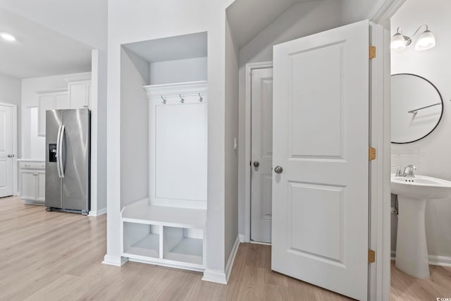 9051 Fort Hill Way, Myrtle Beach, SC 29579 - mudroom with light wood-type flooring