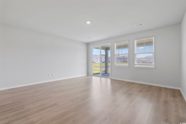 9051 Fort Hill Way, Myrtle Beach, SC 29579 - spare room with light wood-type flooring and baseboards