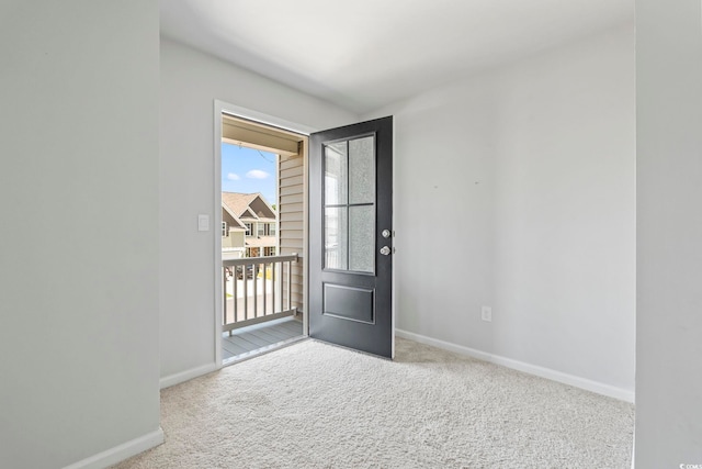 9051 Fort Hill Way, Myrtle Beach, SC 29579 - carpeted foyer with baseboards