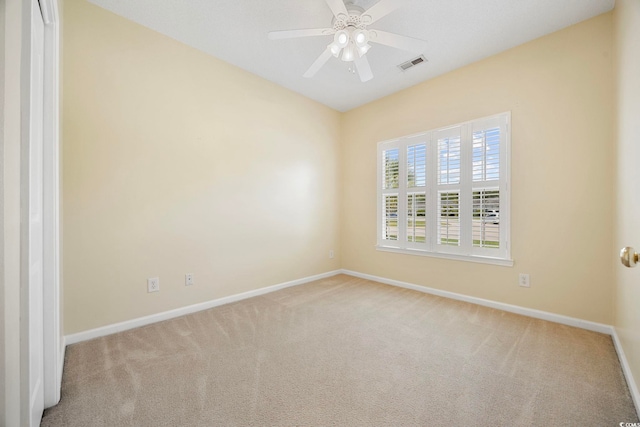 3484 Trailside Dr, Little River, SC 29566 - carpeted spare room featuring baseboards and a ceiling fan