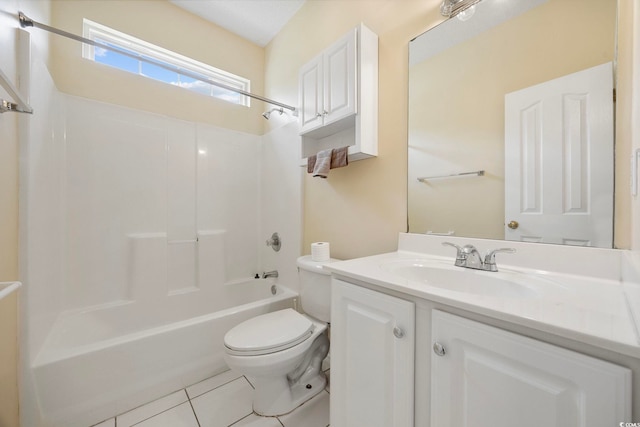 3484 Trailside Dr, Little River, SC 29566 - full bath featuring vanity, shower / bath combination, and tile patterned flooring
