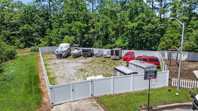 3484 Trailside Dr, Little River, SC 29566 - view of yard with a gate
