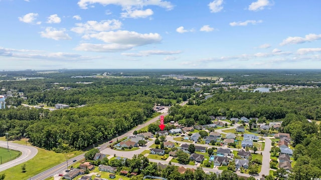 3484 Trailside Dr, Little River, SC 29566 - aerial view of residential area with a forest