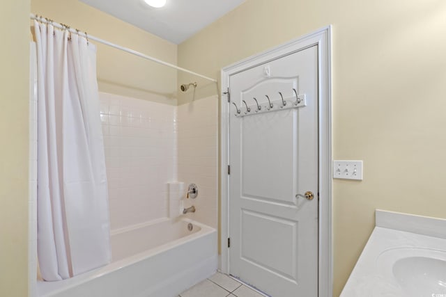 2180 Waterview Dr Unit 332, North Myrtle Beach, SC 29582 - full bath featuring shower / bath combination with curtain, tile patterned flooring, and vanity