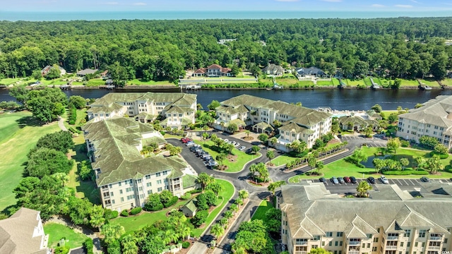 2180 Waterview Dr Unit 332, North Myrtle Beach, SC 29582 - bird's eye view of a nearby body of water and a heavily wooded area