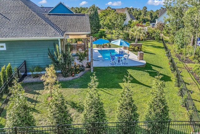 405 Palo Verde Dr, Myrtle Beach, SC 29579 - fenced backyard with a patio area