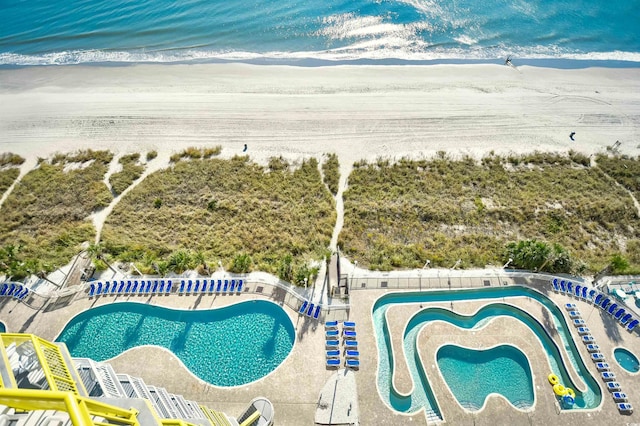 2711 S Ocean Blvd Unit 1522, North Myrtle Beach, SC 29582 - drone / aerial view of a pool
