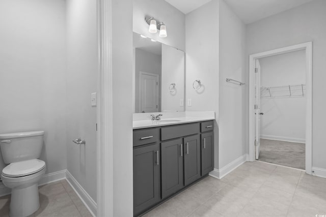 225 Astoria Park Loop, Conway, SC 29526 - bathroom with vanity and a spacious closet