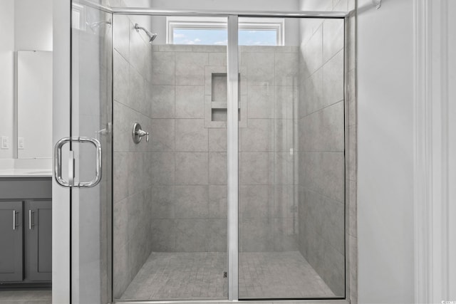 225 Astoria Park Loop, Conway, SC 29526 - full bath featuring a stall shower and vanity