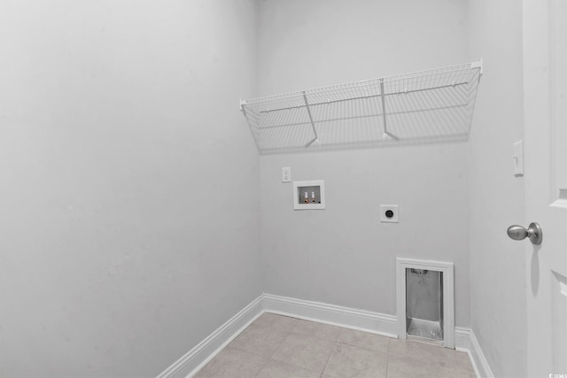 225 Astoria Park Loop, Conway, SC 29526 - laundry room with hookup for an electric dryer, hookup for a washing machine, and light tile patterned flooring