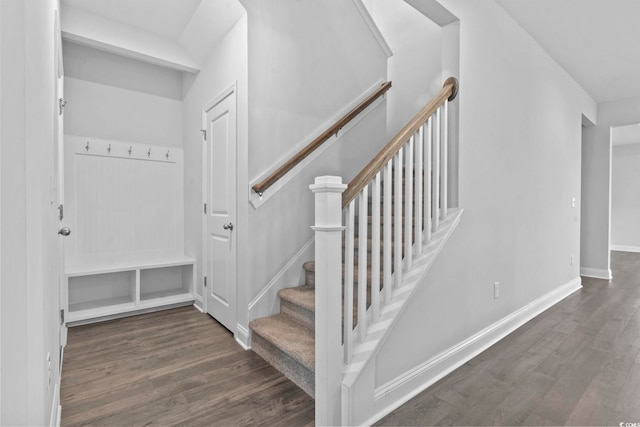 225 Astoria Park Loop, Conway, SC 29526 - stairway featuring wood finished floors