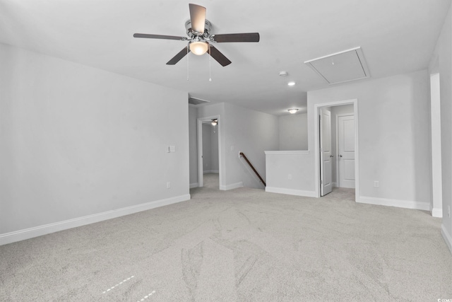 225 Astoria Park Loop, Conway, SC 29526 - carpeted spare room with attic access and ceiling fan