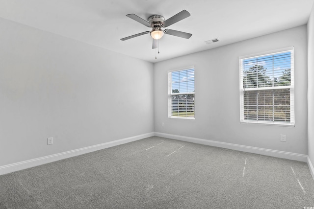 225 Astoria Park Loop, Conway, SC 29526 - carpeted spare room featuring baseboards and a ceiling fan