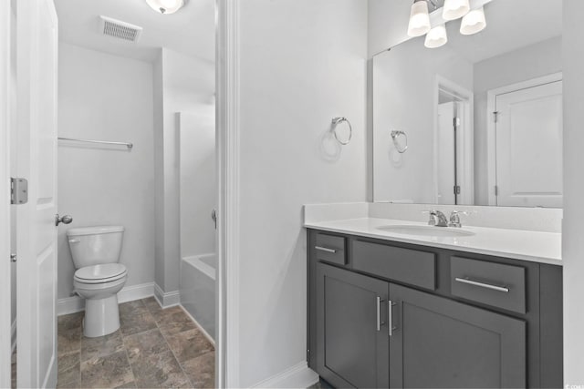 225 Astoria Park Loop, Conway, SC 29526 - full bathroom with vanity, stone finish floors, and  shower combination