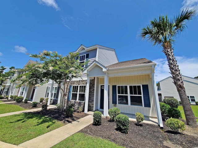 1017 Dinger Dr Unit 1017, Myrtle Beach, SC 29588 - view of front of home featuring a front yard