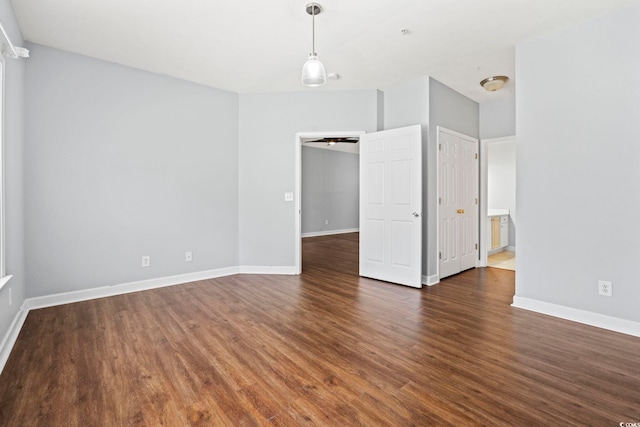 105 Ashley Park Dr Unit 2B, Myrtle Beach, SC 29579 - spare room with wood finished floors and ceiling fan