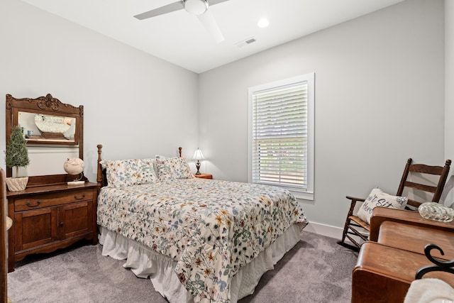 7405 Louisville Rd, Aynor, SC 29511 - bedroom with carpet flooring and a ceiling fan