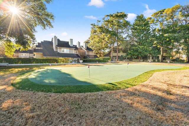 415 Ocean Creek Dr Unit 2243, Myrtle Beach, SC 29572 - surrounding community with a putting green