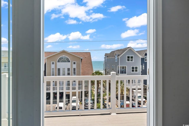 1514-B S Ocean Blvd, Surfside Beach, SC 29575 - balcony featuring a water view
