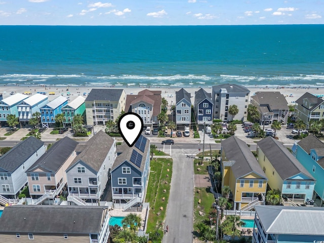 1514-B S Ocean Blvd, Surfside Beach, SC 29575 - aerial view of residential area featuring expansive beach