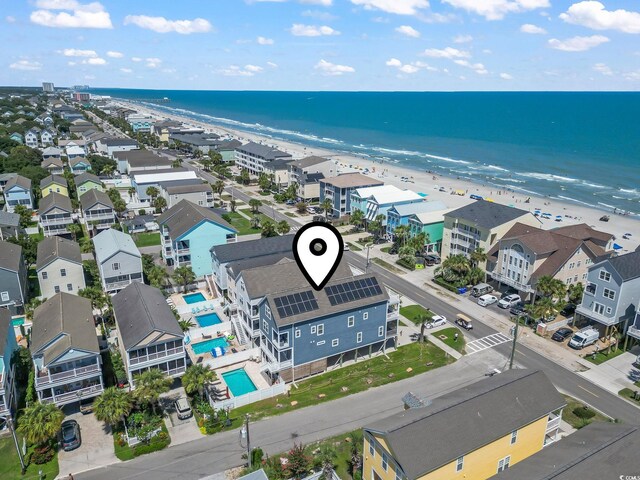 1514-B S Ocean Blvd, Surfside Beach, SC 29575 - aerial view of waterfront with a beach