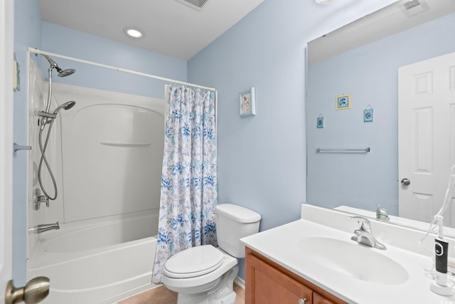 190 Olde Towne Way Unit 3, Myrtle Beach, SC 29588 - bathroom featuring vanity, shower / bath combination with curtain, and tile patterned floors