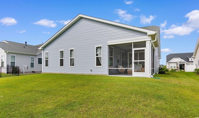 3382 Eversheen Dr, Little River, SC 29566 - back of property featuring a sunroom