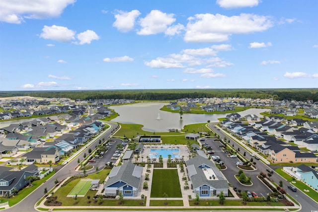 3382 Eversheen Dr, Little River, SC 29566 - aerial view of residential area with a nearby body of water and a pool