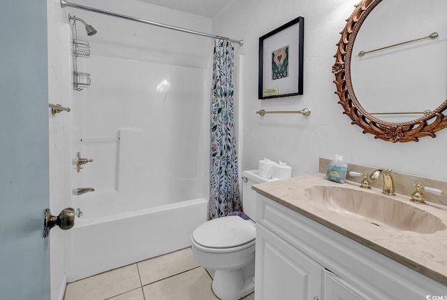 10200 Lake Shore Dr Unit 26, Myrtle Beach, SC 29572 - full bath with tile patterned flooring, vanity, and shower / bath combination with curtain