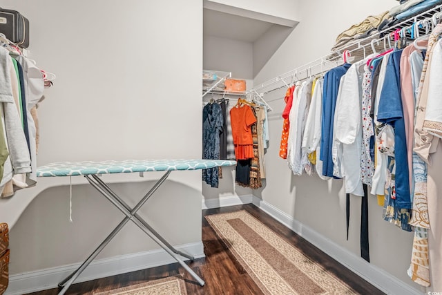 756 Culbertson Ave, Myrtle Beach, SC 29577 - walk in closet with wood finished floors