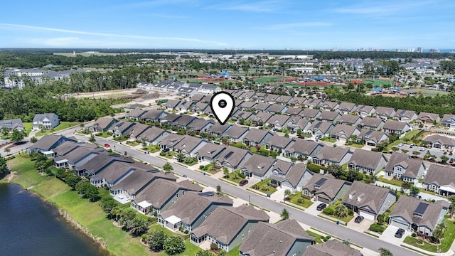 756 Culbertson Ave, Myrtle Beach, SC 29577 - aerial view of property and surrounding area featuring a large body of water