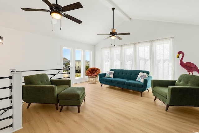 5700 Nixon St, North Myrtle Beach, SC 29582 - living room featuring ceiling fan and light wood-style flooring