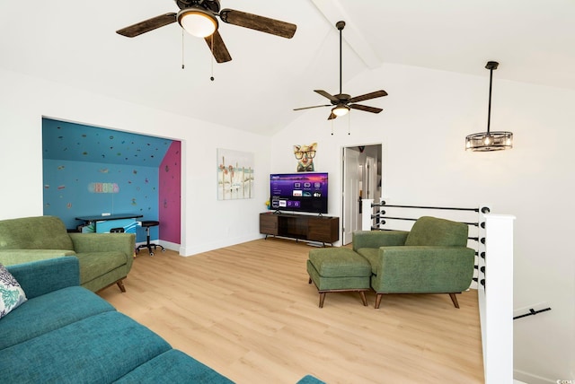 5700 Nixon St, North Myrtle Beach, SC 29582 - living area featuring light wood-style floors and a ceiling fan