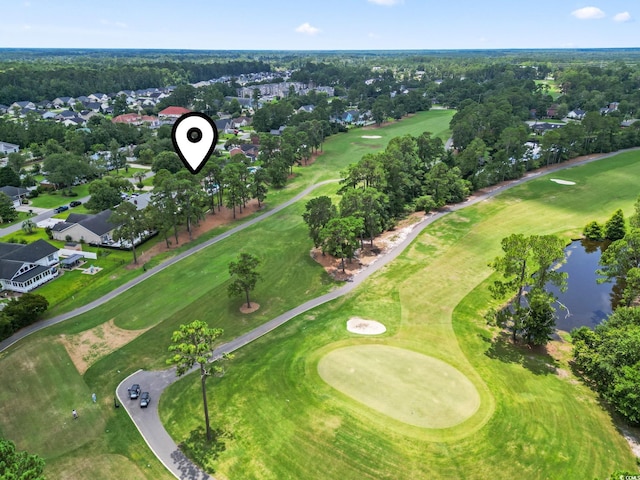 218 Lander Dr, Conway, SC 29526 - aerial view of property's location featuring a nearby body of water, a golf club, and nearby suburban area