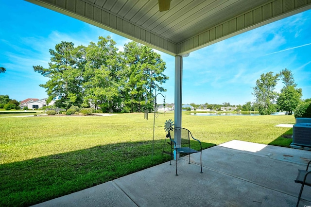 434 Deerfield Links Dr, Surfside Beach, SC 29575 - view of patio featuring a water view