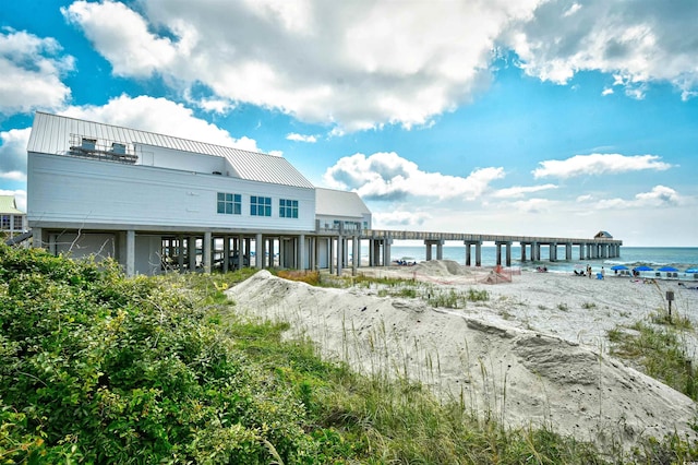 434 Deerfield Links Dr, Surfside Beach, SC 29575 - dock area featuring a water view