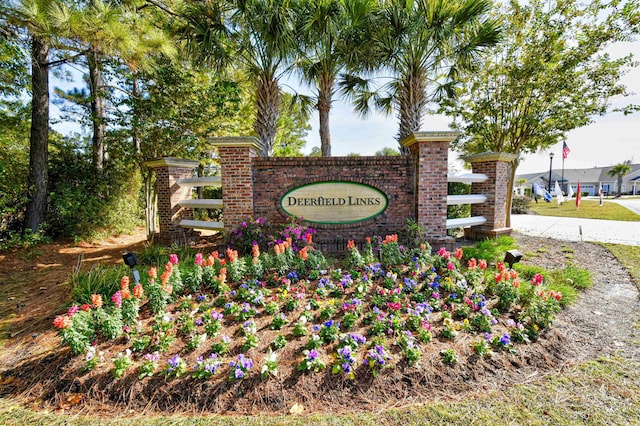 434 Deerfield Links Dr, Surfside Beach, SC 29575 - view of community / neighborhood sign