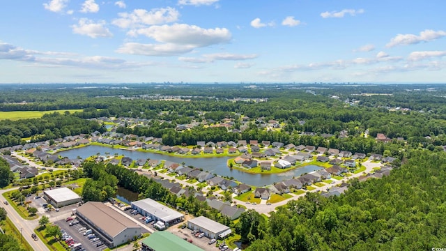 371 Sea Turtle Dr, Myrtle Beach, SC 29588 - aerial perspective of suburban area with a nearby body of water