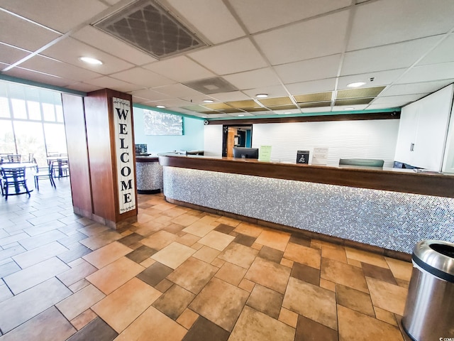 6804 N Ocean Blvd Unit 1621, Myrtle Beach, SC 29572 - reception with a drop ceiling