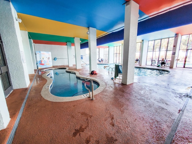 6804 N Ocean Blvd Unit 1621, Myrtle Beach, SC 29572 - indoor pool with a patio area