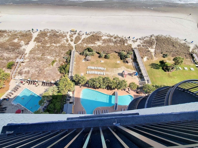 6804 N Ocean Blvd Unit 1621, Myrtle Beach, SC 29572 - aerial view of a pool