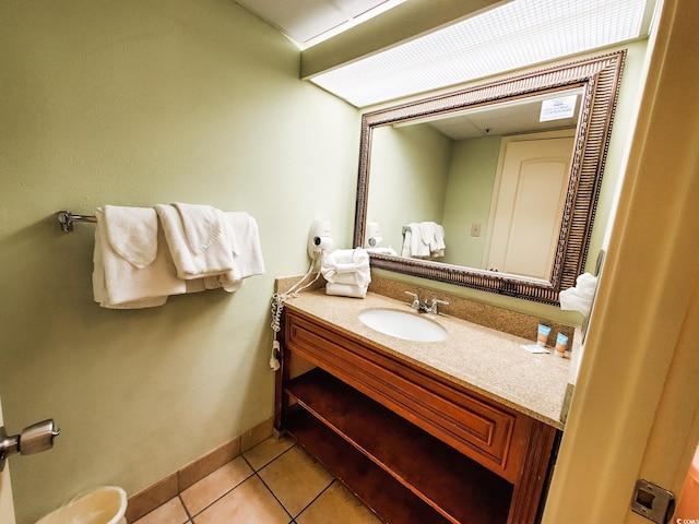 6804 N Ocean Blvd Unit 1621, Myrtle Beach, SC 29572 - bathroom featuring vanity and tile patterned floors