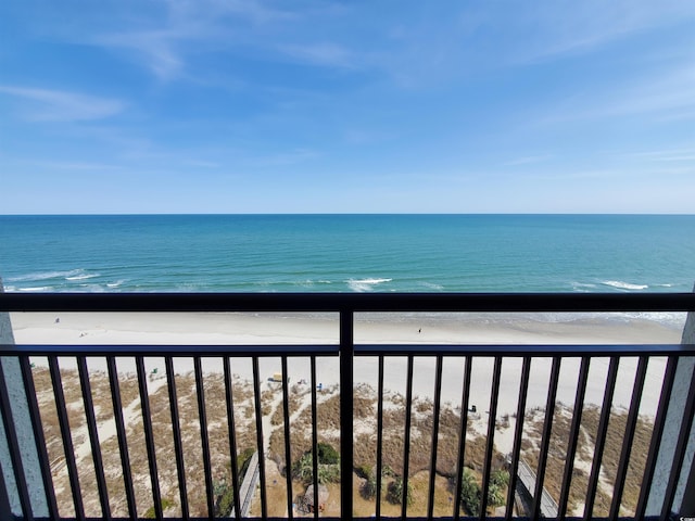 6804 N Ocean Blvd Unit 1621, Myrtle Beach, SC 29572 - water view with nearby beach