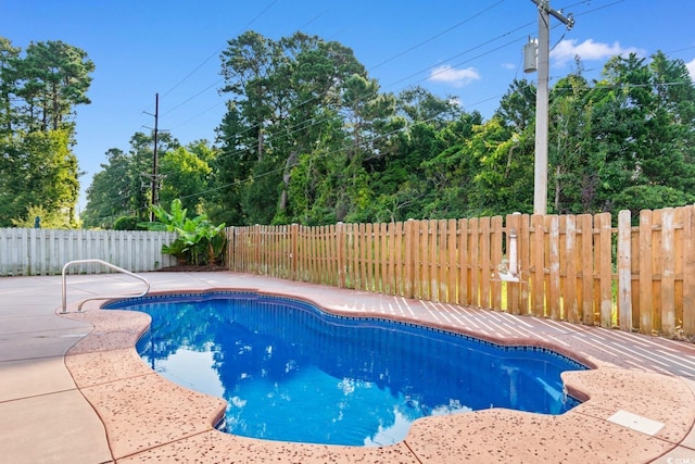 503 Plantation Dr, Surfside Beach, SC 29575 - view of pool with a fenced backyard and a patio area