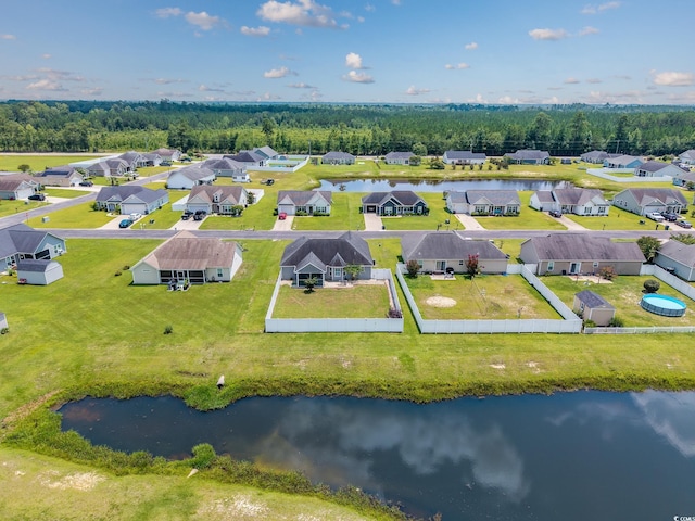 308 Millbrook Cir, Aynor, SC 29544 - aerial view of residential area with a nearby body of water
