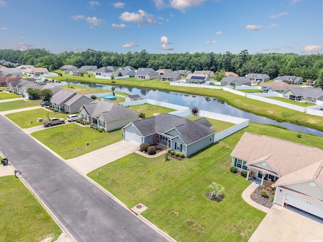 308 Millbrook Cir, Aynor, SC 29544 - aerial perspective of suburban area featuring a nearby body of water