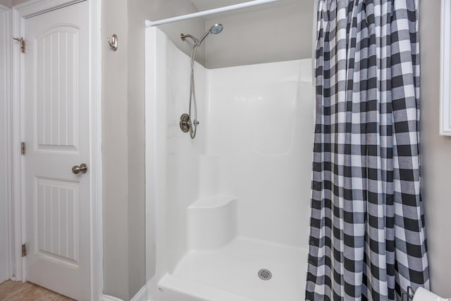 308 Millbrook Cir, Aynor, SC 29544 - bathroom featuring a shower with shower curtain