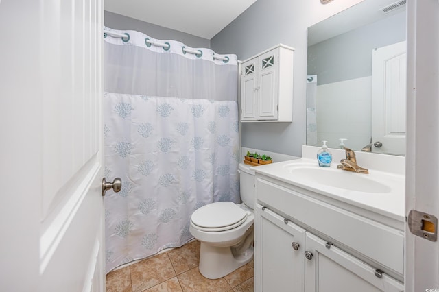 308 Millbrook Cir, Aynor, SC 29544 - bathroom with vanity, tile patterned flooring, and a shower with shower curtain