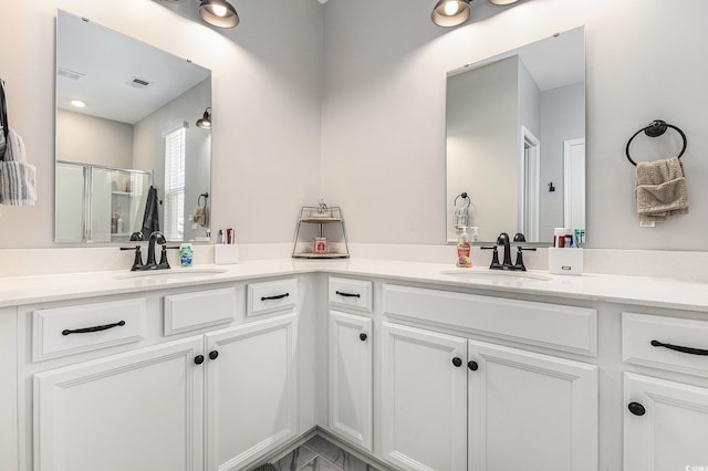 312 Cattle Drive Cir, Myrtle Beach, SC 29588 - full bath featuring double vanity and a stall shower
