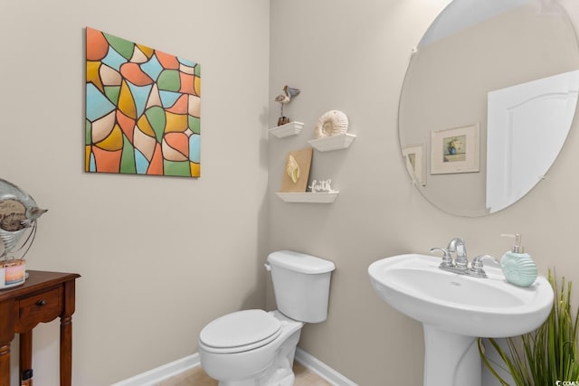 569 Ramblewood Cir, Little River, SC 29566 - half bathroom with baseboards and toilet